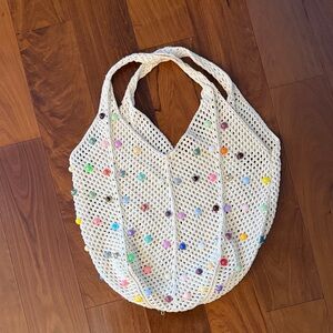 Colorful knitted Tote Bag
